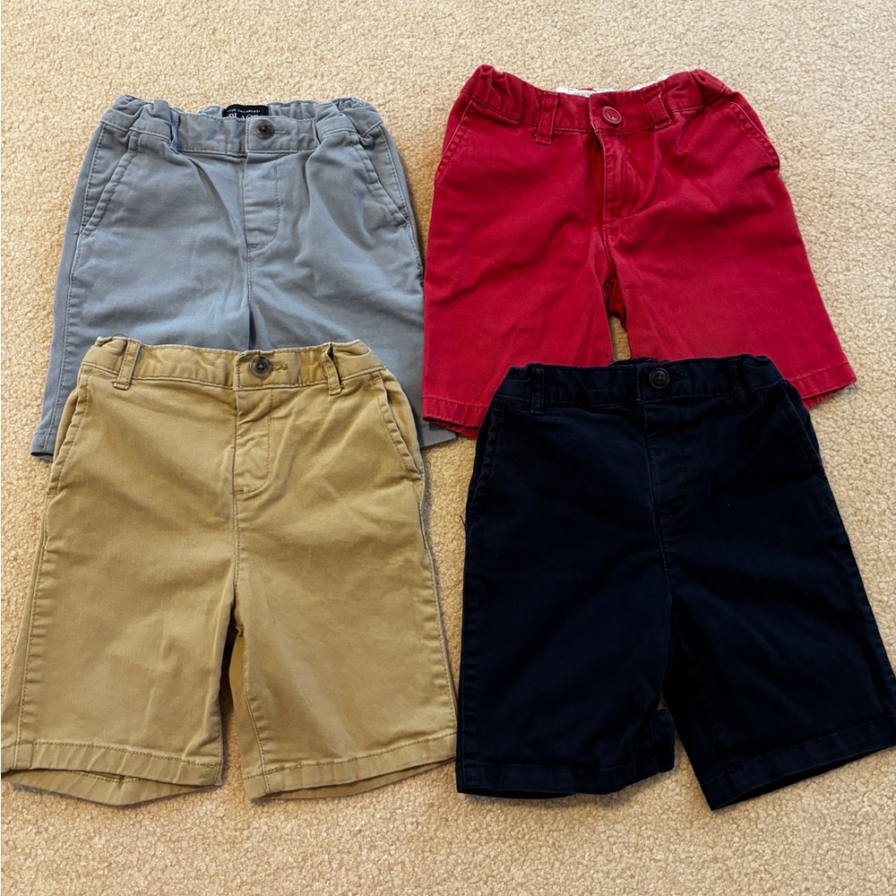 4 Boys Chino Shorts Uniform Size 4T/4